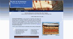 Desktop Screenshot of kackaponrestaurant.com
